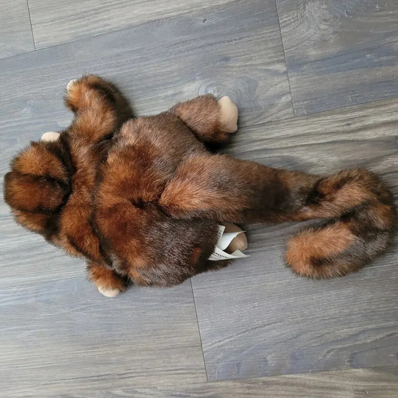 Folkmanis Monkey Hand Puppet Plush Brown Full Body Folktails Chimpanzee Toy Play - Picture 3 of 11